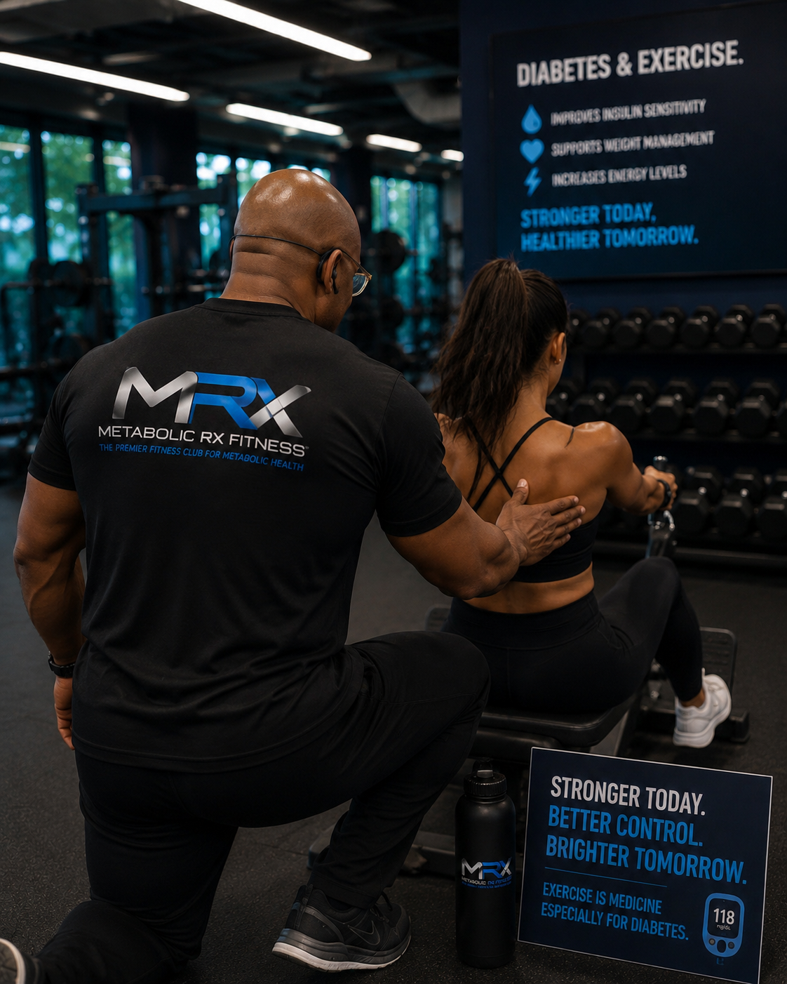 Keishan Elliott coaching a client